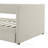 Twin Size Corduroy Daybed with Two Drawers and Wood Slat, Combining Comfort, Storage, and Elegant Design.-1729644841