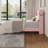 Twin Bed Frames with Wingback Headboard, Velvet Upholstered Platform Bed Frame with Sturdy Wooden Slats Support, No Box Spring Needed, Easy Assembly, Pink-123826817-123826811