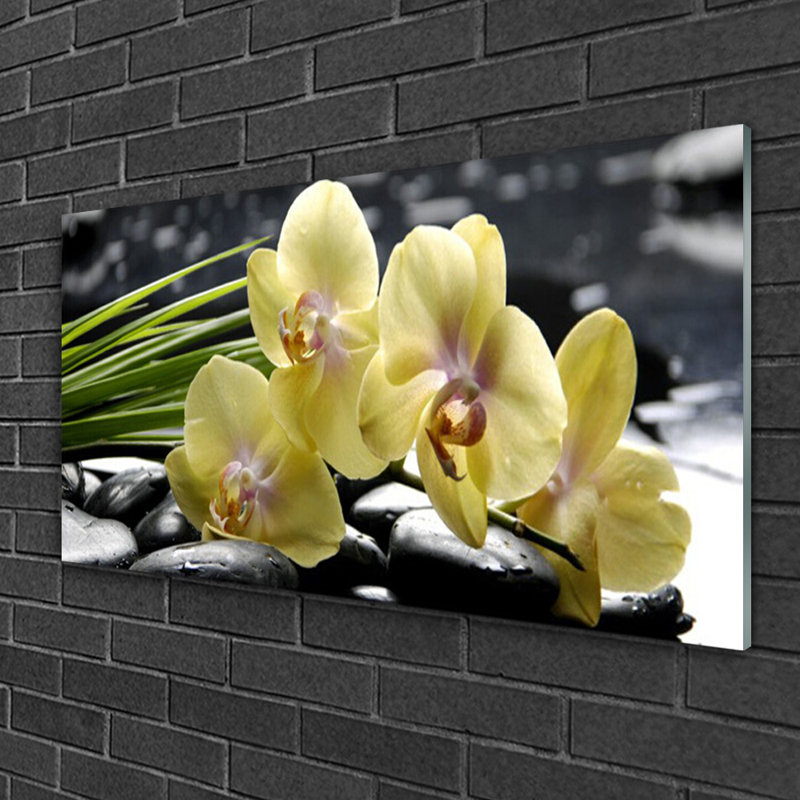 Flowers - No Frame Print on Glass