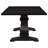 Villeneuve Rustic Espresso Rectangular Double Pedestal Dining Table