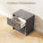  Modern Nightstand Bedside Table With Drawer Open Storage Shelf For Small Spaces -499042921