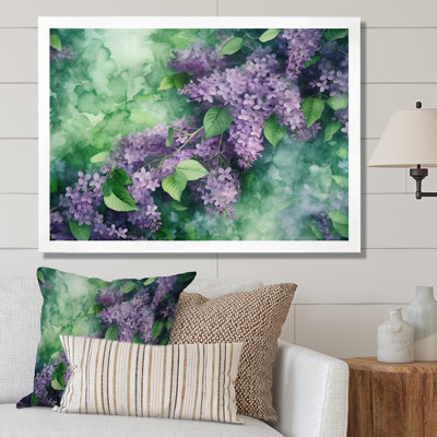 " Green Lilac Blooms II "