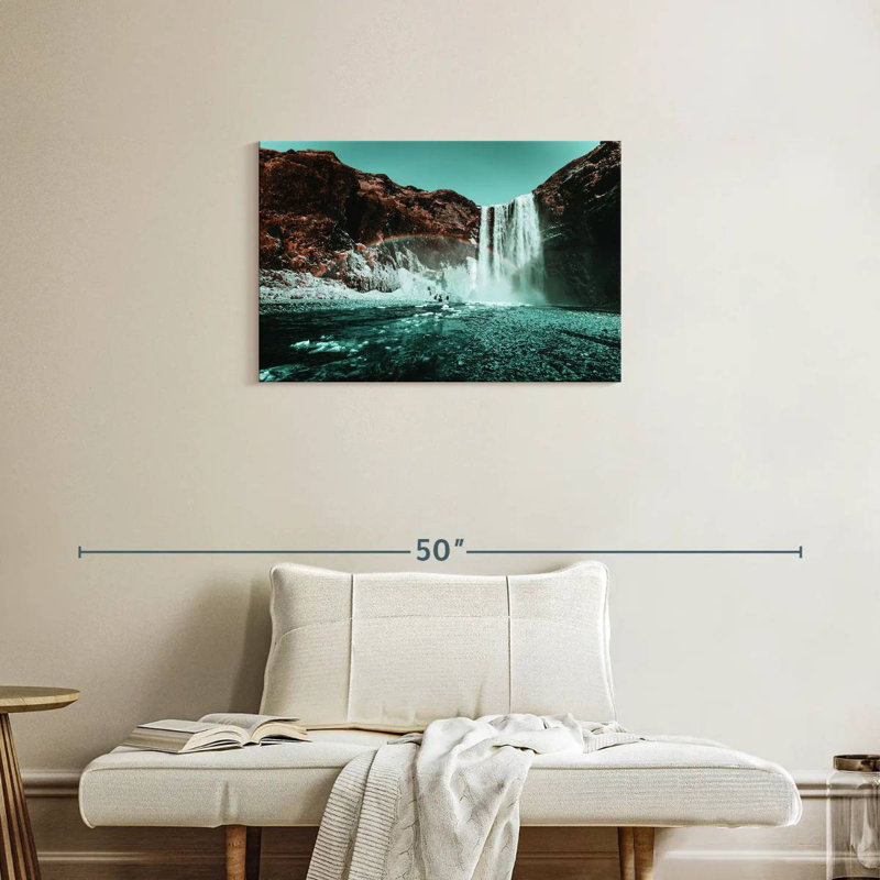 Ravi Waterfall Rainbow Retro Pop, 20" H x 30" W