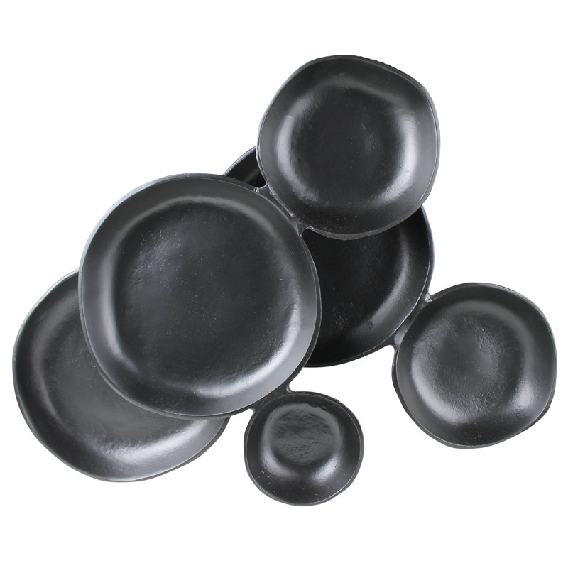 Bols à grappe en métal noir