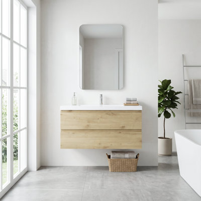 Meuble-lavabo flottant 42 po avec lavabo