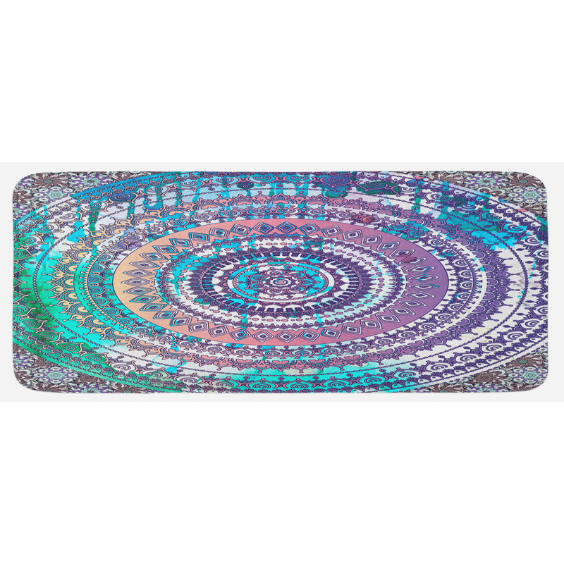 Eclectic Polyester Kitchen Mat
