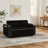 55.51 inch versatile foldable sofa bed in 3 lengths, modern sofa sofa sofa velvet pull-out bed, adjustable back and with USB port and ashtray and swivel phone stand-1679658462