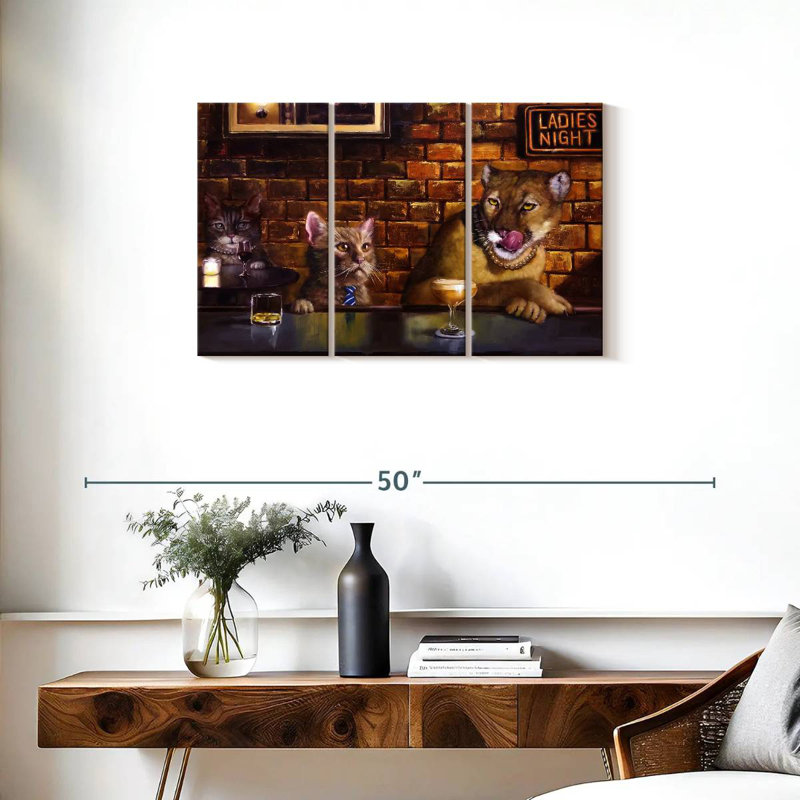 Ketti On The Prowl, 20" H x 33" W