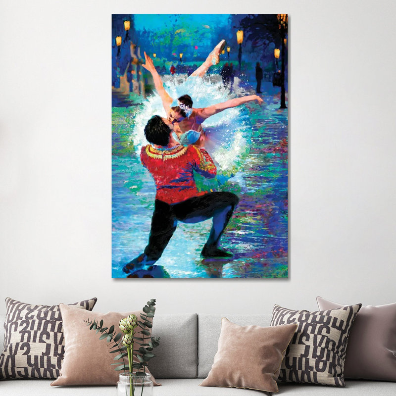 The Kiss by Lisa Robinson - Wrapped Canvas Painting, 152.5 cm H x 101.5 cm W
