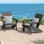 Chaise Adirondack moderne en poly (ensemble de 2)