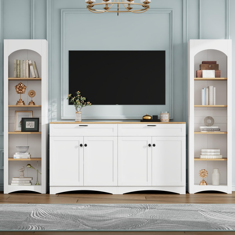 Entertainment Center For Tvs Up To 70", White