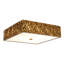 Mosaic Square 3-Light Flush In Gold-1135907402