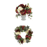 Hydrangea and Ivy Fall Bundle with and Floral