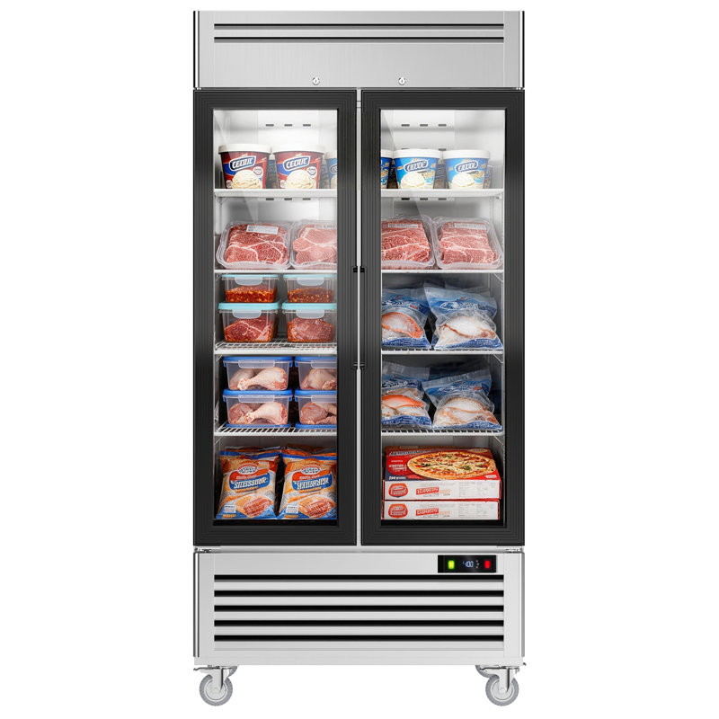 Congélateur de présentation commercial de 36 po l 36 po Coolake