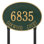 Hawthorne 2-Line Lawn Address Sign