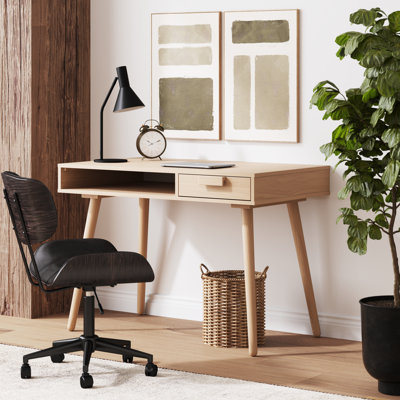 Munguia Solid Wood Base Computer Desk