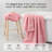 2 Pack Bath Towels Set,55X28 Inches,100% Cotton,Lighter Weight,Soft & Highly Absorbent,Quick Dry Towels For Bathroom,Gym, Shower, Hotel,Spa And Daily Use,Pink-1541911566