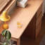 Bureau rectangulaire en bois massif avec 3 tiroirs Burlywood-292482081