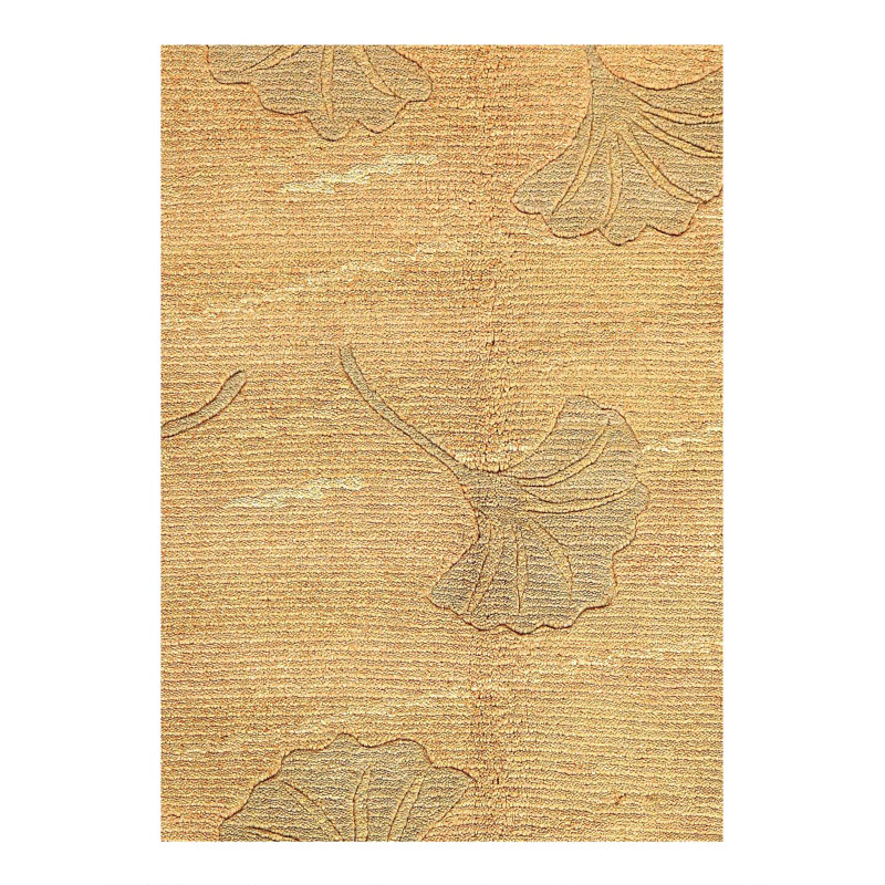 Tapis beige unique de 6 pi x 4 pi Garrion