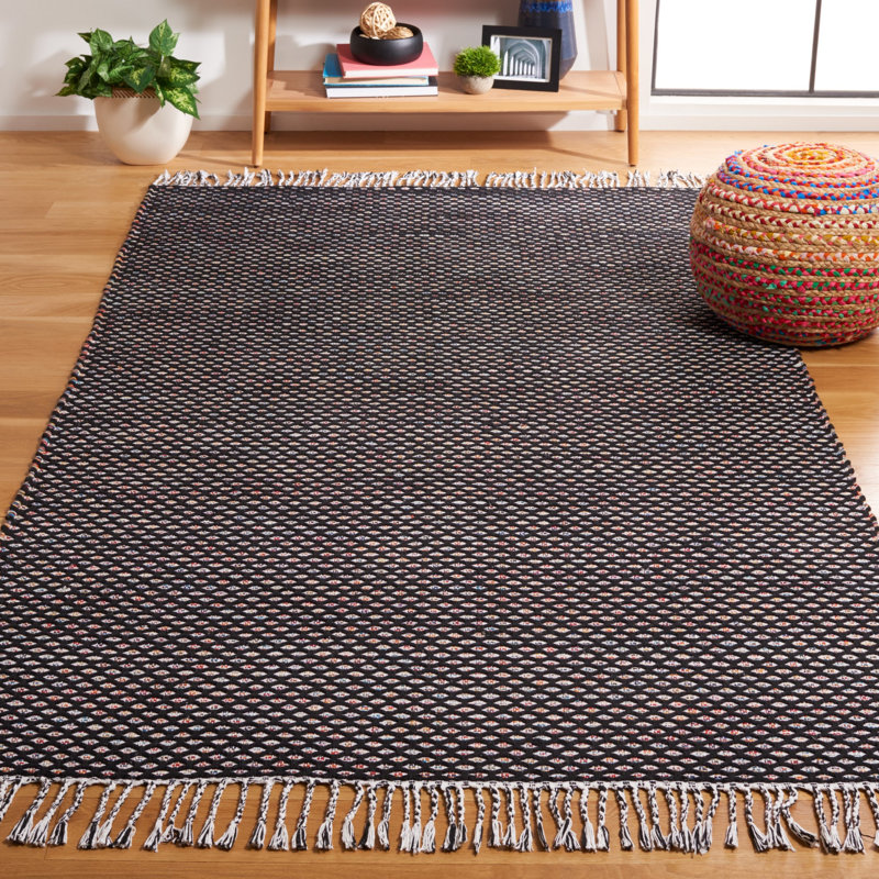 Brandy 475 Area Rug In Black / Ivory, Rectangle 5' x 8'