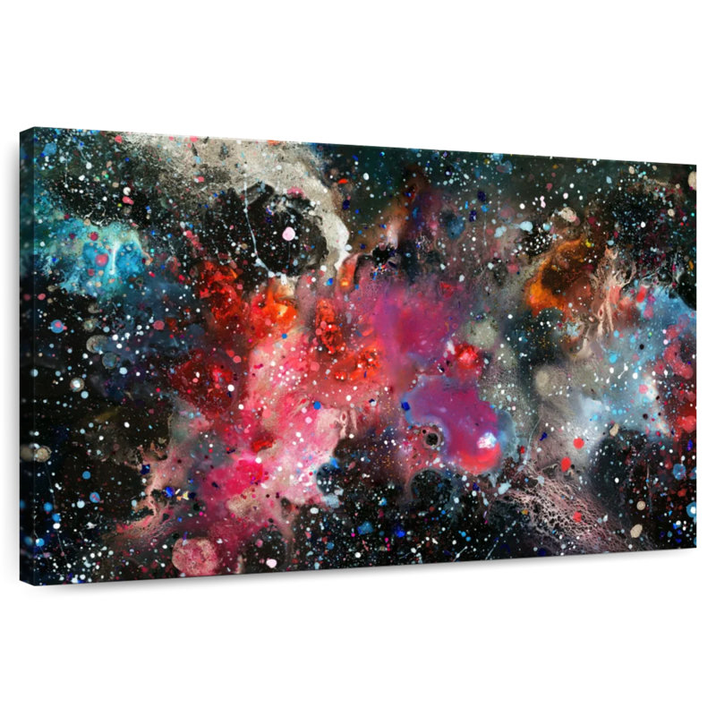 Colourful Galaxy, 24" H x 36" W