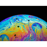 Soap Bubble Close Up Print by Philippe Monthoux