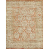Antique Weave Oushak Wool Oriental Area Rug