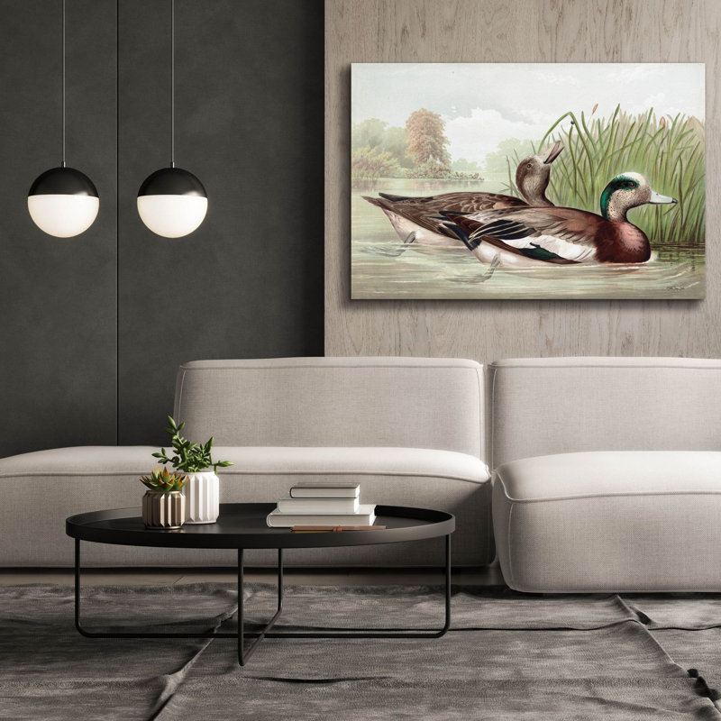 «Eping Graffiti» «Resting Duck 1» par Stellar Design Studio, art mural sur toile, 60 po x 40 po