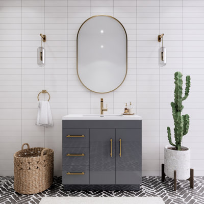 Meuble-lavabo simple Spring
