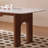 Navia Ash Solid Wood Base Dining Table-1608222402