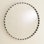Black/White Marble Mirror-Round