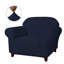 Housse pour fauteuil à coussins carrés / rectangulaires ultra doux en tissu extensible-277029977