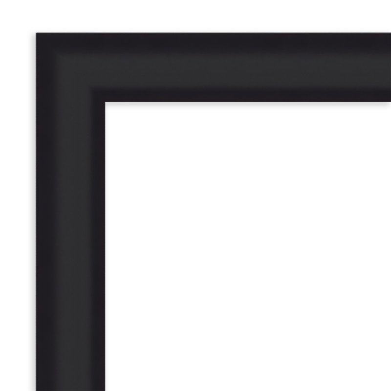 Miroir mural Oliver, 29,25 po x 41,25 po, Noir