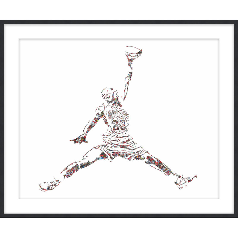 Silhouette Jumpman 1 Print by Jason Brueck, 29.5" H x 35.5" W