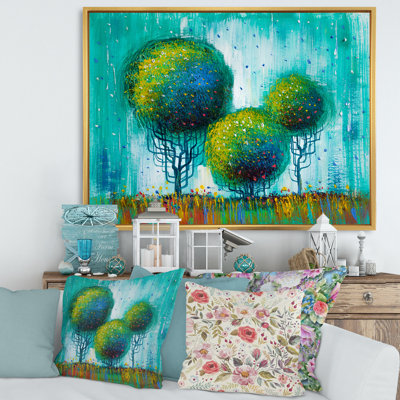 " Trees Impressionist Landscape II "