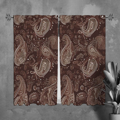 Paire de rideaux obscurcissant en polyester Seleina