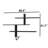 Floating 3 Tiers Wall Shelf-597065879