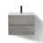 Jadaya Sharee 24" Modern Wall Mounted Bathroom Vanity with Ceramic Sink Top, Wood Tune Floating Cabinet-2116339950