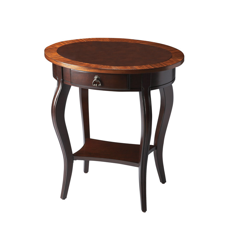 Jeanette Nouveau Oval Side Table