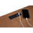 Dame Writing Desk with Built-In Electrical Outlet
