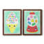 «Ice Cream Alphabet», peinture sur toile 2 pièces-988381098-988381096