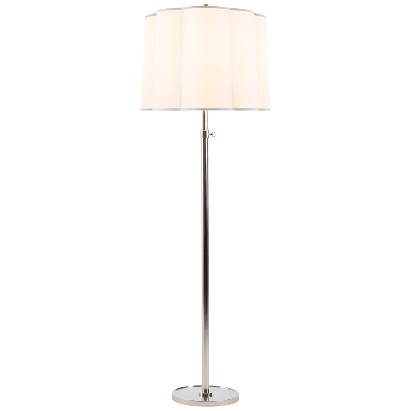 Simple Floor Lamp, Silver