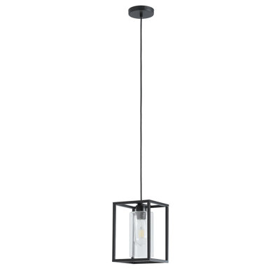 Luminaire suspendu rectangulaire 1 lumière Elijahwan