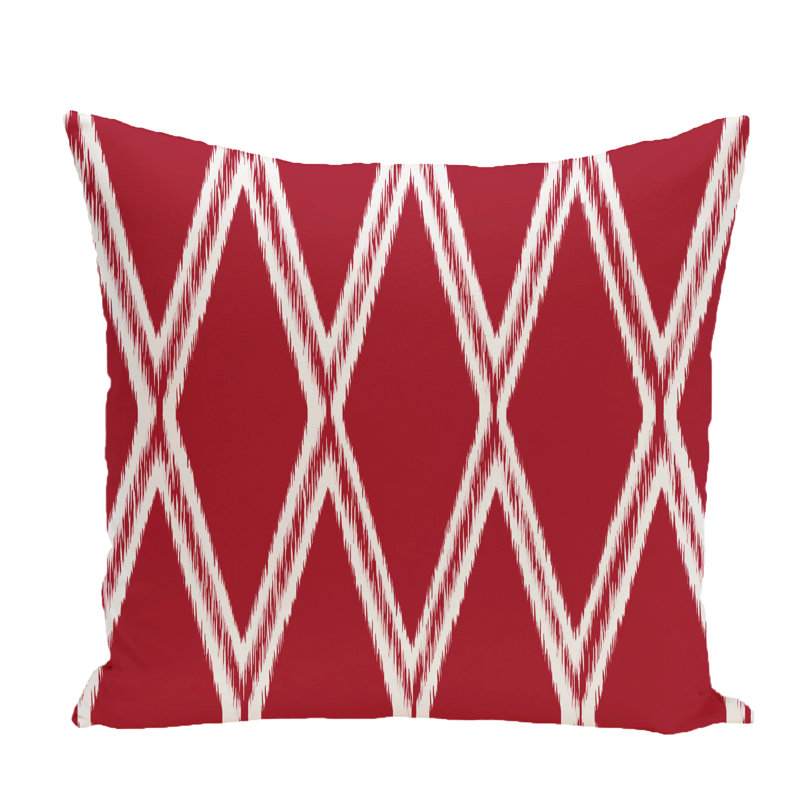 Geometric Reversible Throw Pillow, 20" H x 20" W x 1" D, Formula One