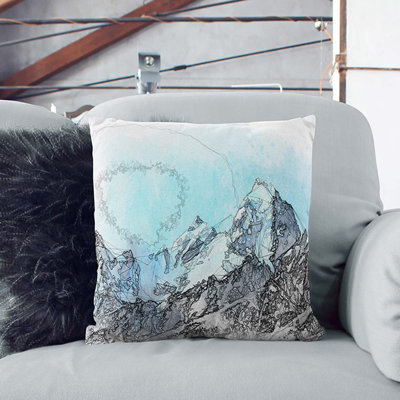 Mountain Cushion with Filling