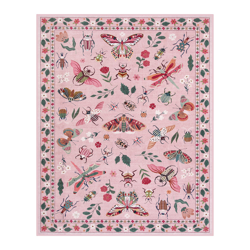 Tapis lavable pour animaux et insectes Goldene, Rectangle 9 pi x 12 pi