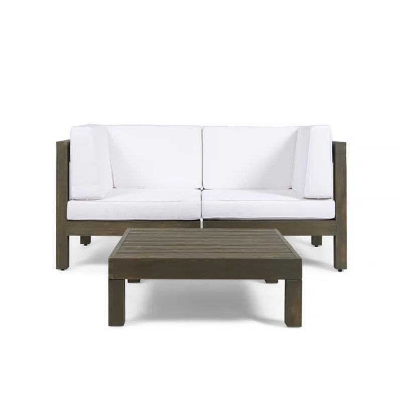 Ensemble de 3 sièges avec table basse