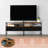 TV Stand with Power Strip, Burned-1581903516