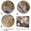 Or et gris effet marbre III Or et gris effet marbre III sur toile-88519800-88519799