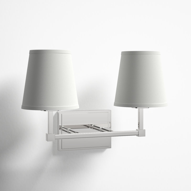 Downtown 2 - Light Dimmable Nickel Vanity Light